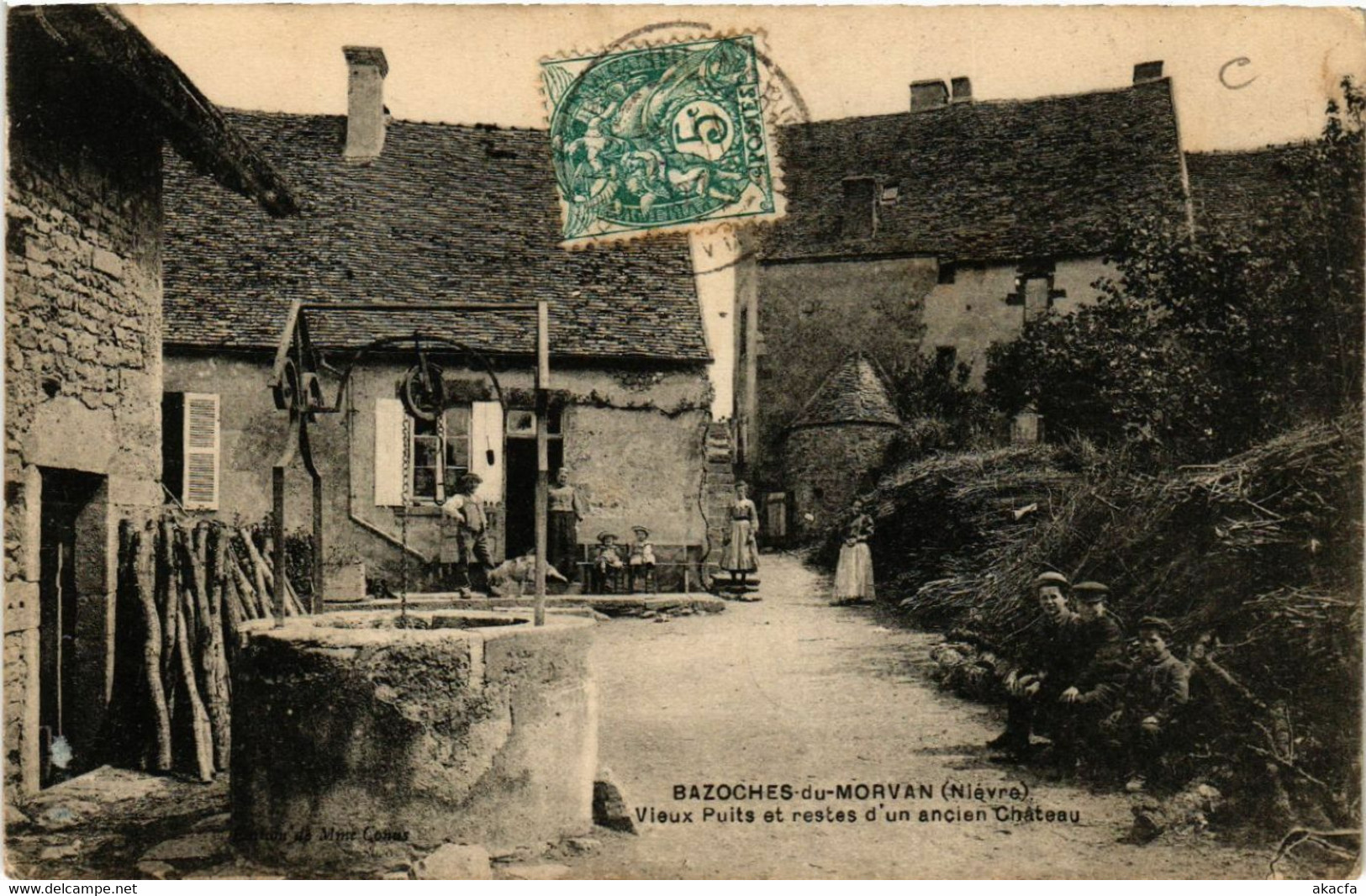 CPA AK BAZOCHES-du-MORVAN - Vieux Puits Et Restes D'un Ancien (457392) - Bazoches