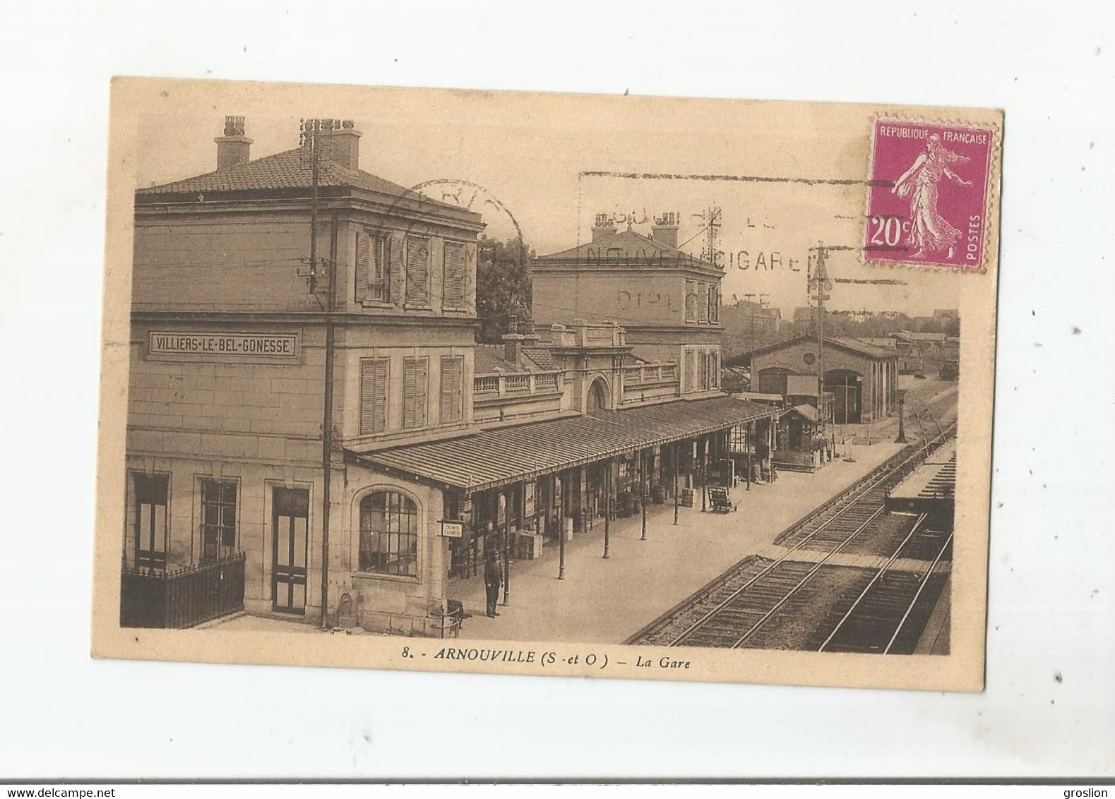 ARNOUVILLE (S ET O) 8  LA GARE  1935 - Arnouville Les Gonesses