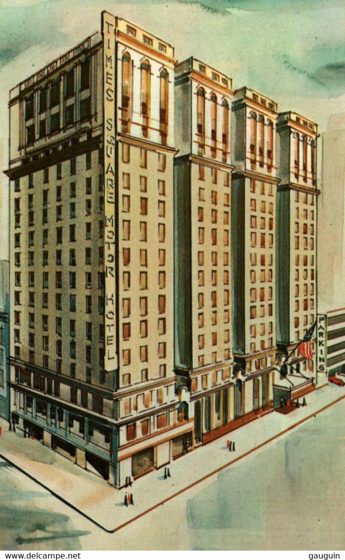 CPM - NEW-YORK - Times Square Motor Hotel (building) …(carte Illustrée) - Cafes, Hotels & Restaurants