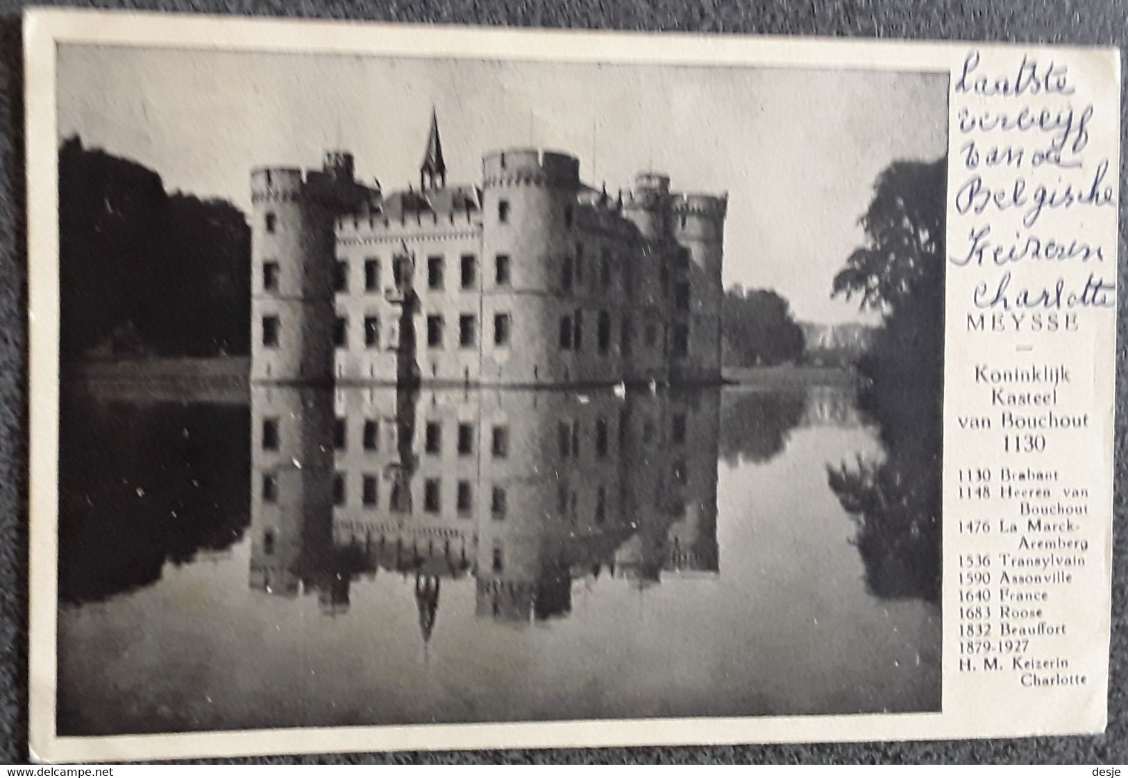 Meysse Meise Koninklijk Kasteel Van Bouchout 1130 - Meise