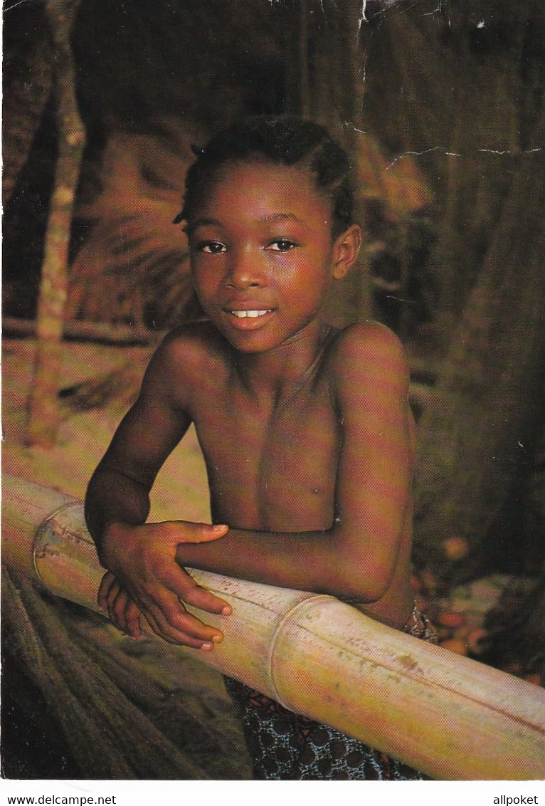 A13360- LOCAL PEOPLE AFRIKAN GIRL, SIERRA LEONE AFRICA  POSTCARD - Sierra Leone
