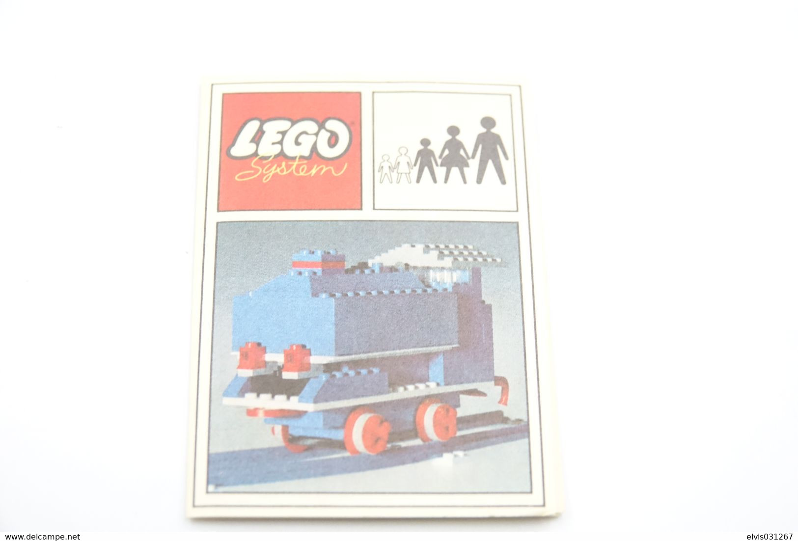 LEGO - 403-2 Train Couplers and Wheels (The Building Toy) - collector item - Original Lego 1967 - Vintage