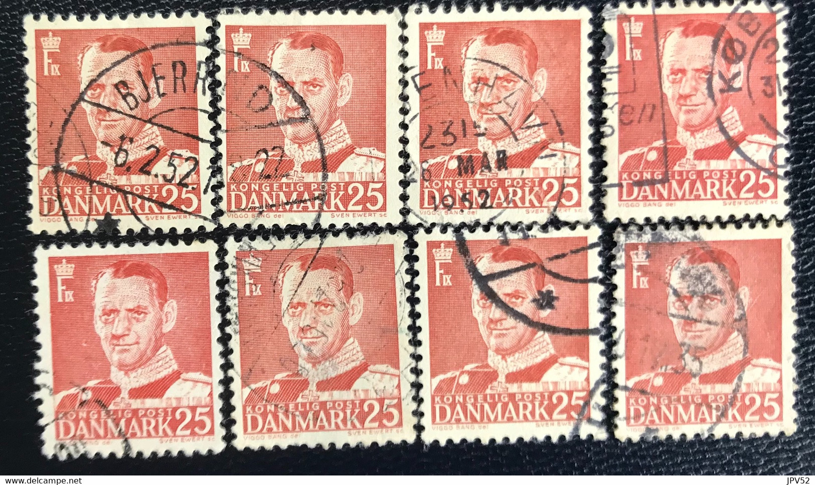 Danmark - Denmark - D2/9 - (°)used - 1950 - Michel 307 - Koning Frederik IX - Verzamelingen