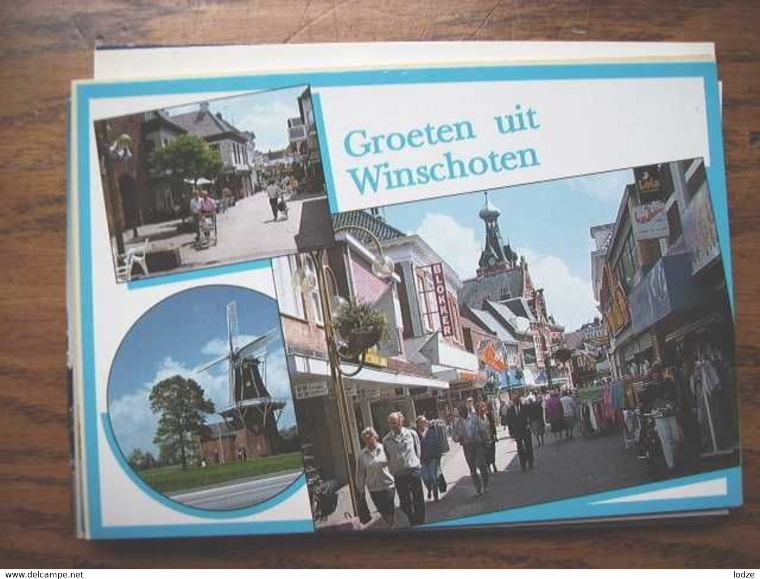 Nederland Holland Pays Bas Winschoten Met Winkelende Mensen - Winschoten