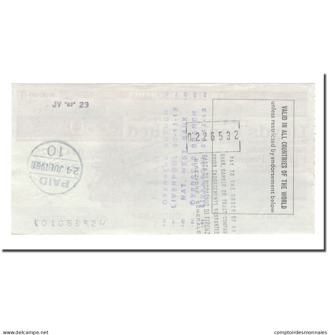 Billet, Grande-Bretagne, 50 Pounds, 1981, 1981-06-13, SUP - Other & Unclassified