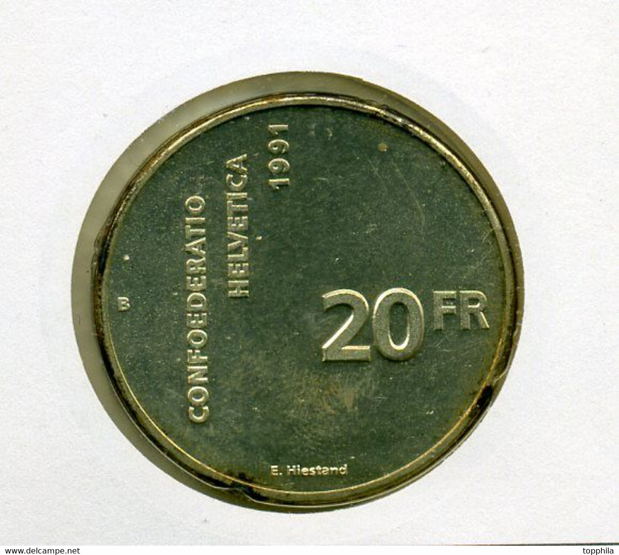 1991 Schweiz Numisbrief 700 Jahre Eidgenossenschaft Rütlischwur Mit 20 Sfr Silbermünze Confoederatio Helvetica - Gedenkmünzen