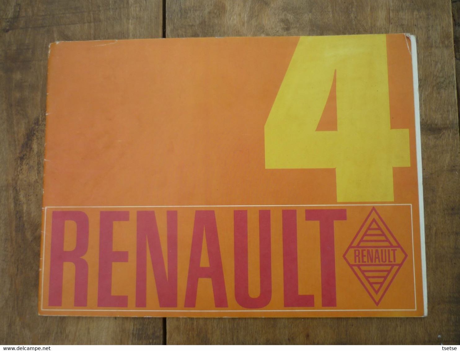 Revue ( Prospectus ) Renault R 4 ... Années 60 - Auto