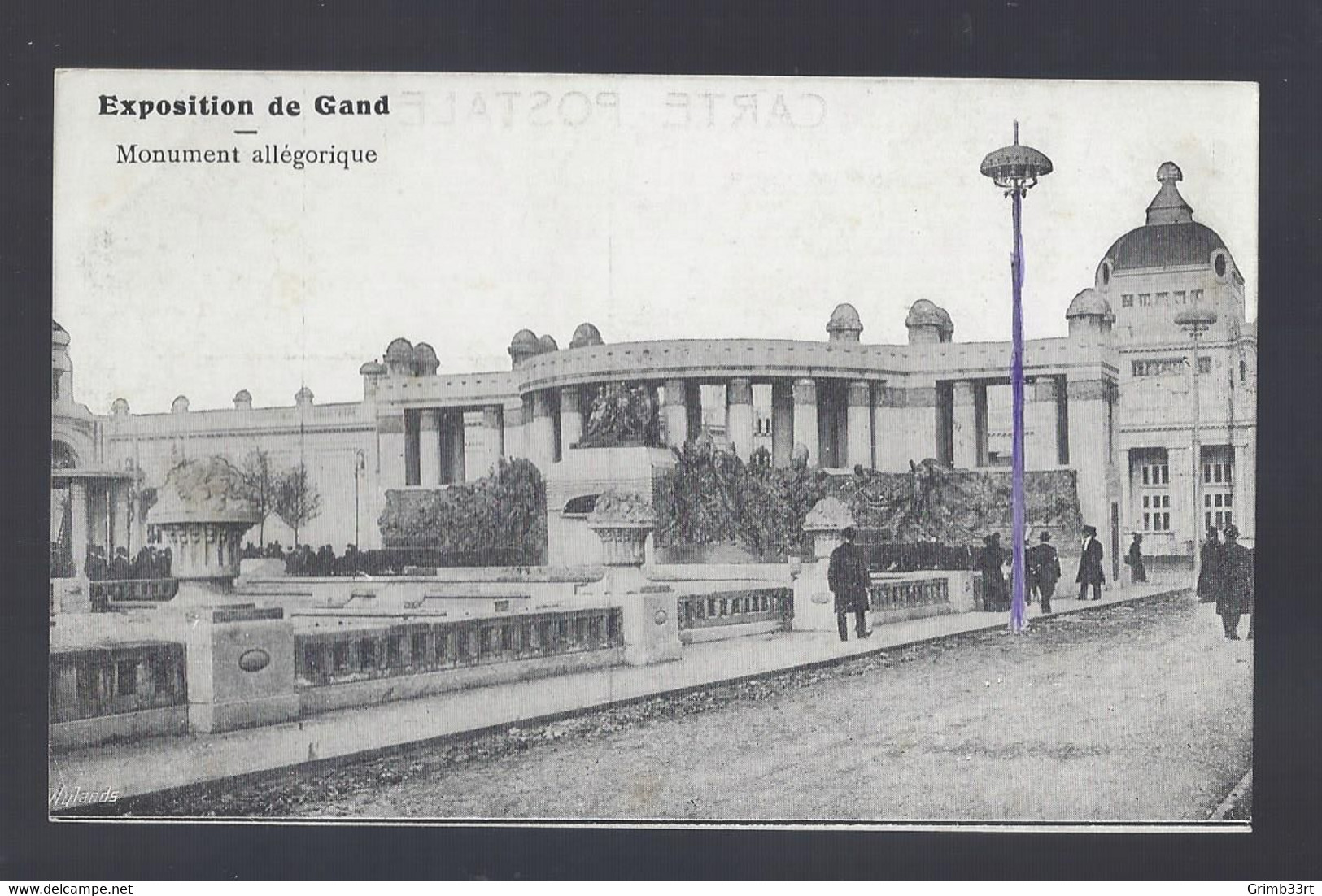 Gand / Gent Expo 1913 - Monument Allégorique - Postkaart - Esposizioni