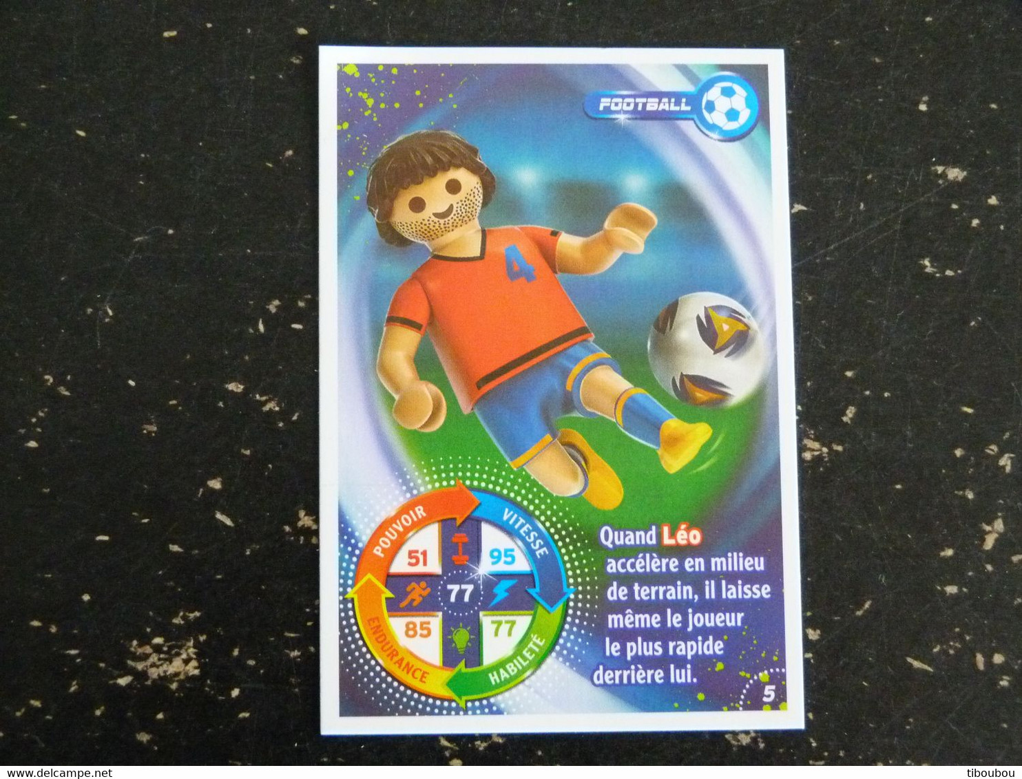 CARTE CARREFOUR PLAYMOBIL N° 05 - FOOTBALL - Autres & Non Classés