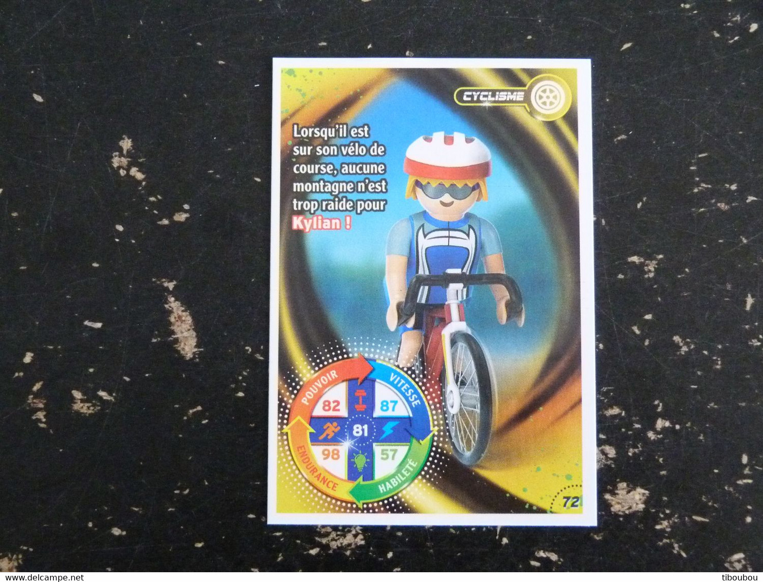 CARTE CARREFOUR PLAYMOBIL N° 72 - CYCLISME - Andere & Zonder Classificatie
