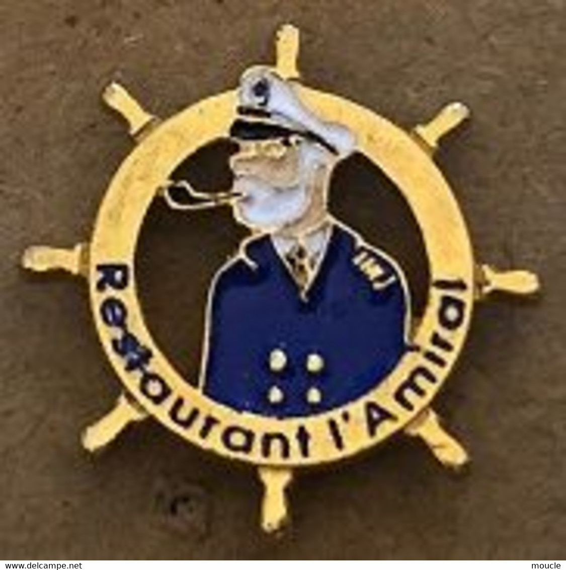 MARIN - CAPITAINE - RESTAURANT L'AMIRAL - PIPE - CASQUETTE - NAVIRE - BATEAU - BARRE DE GOUVERNAIL  -     (27) - Alimentation