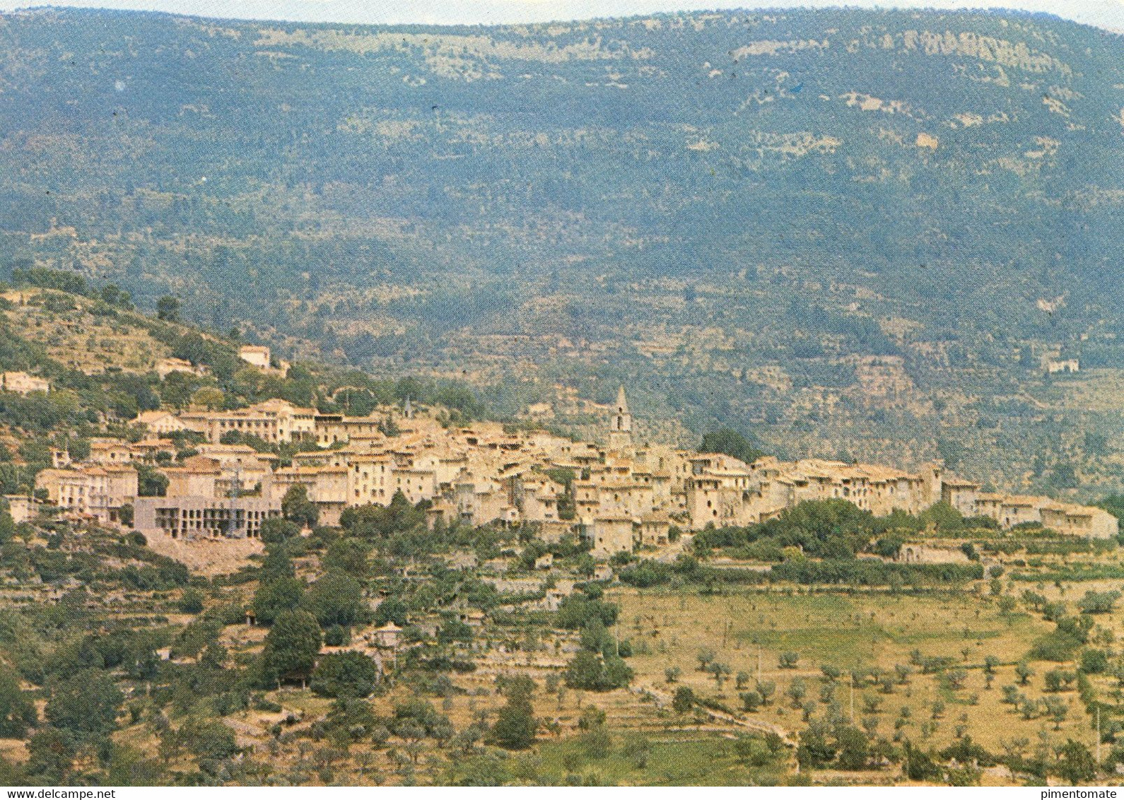 BARGEMON VUE GENERALE 1972 - Bargemon