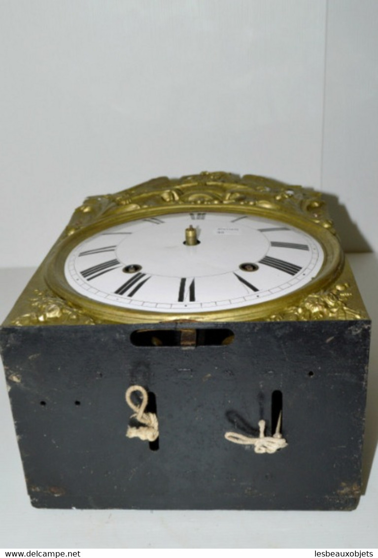 MOUVEMENT HORLOGE COMTOISE 8J XIXe sonnerie GONG sans cloche Réf.07011612 - 35 COLLECTION DECO PENDULE ANCIENNE