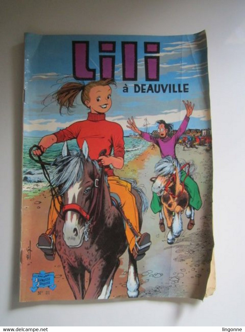 BD SOUPLE Magazine Ancien Lili à Deauville 1976 Albums Jeunesse Joyeuse Numéro 21 (en L'état) - Lili L'Espiègle