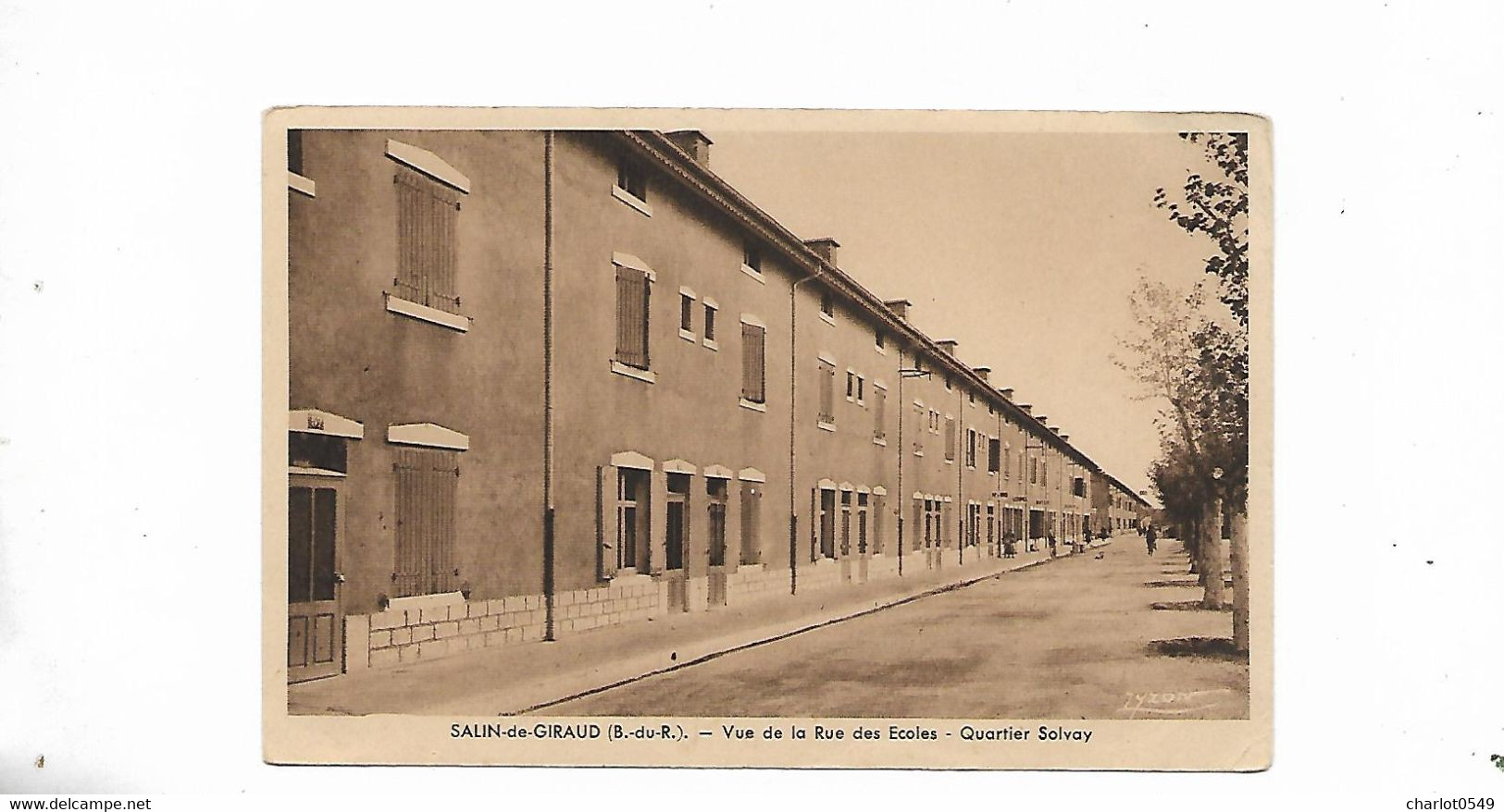 Salin De Giraud Vue De La Rue Des Ecoles - Altri & Non Classificati