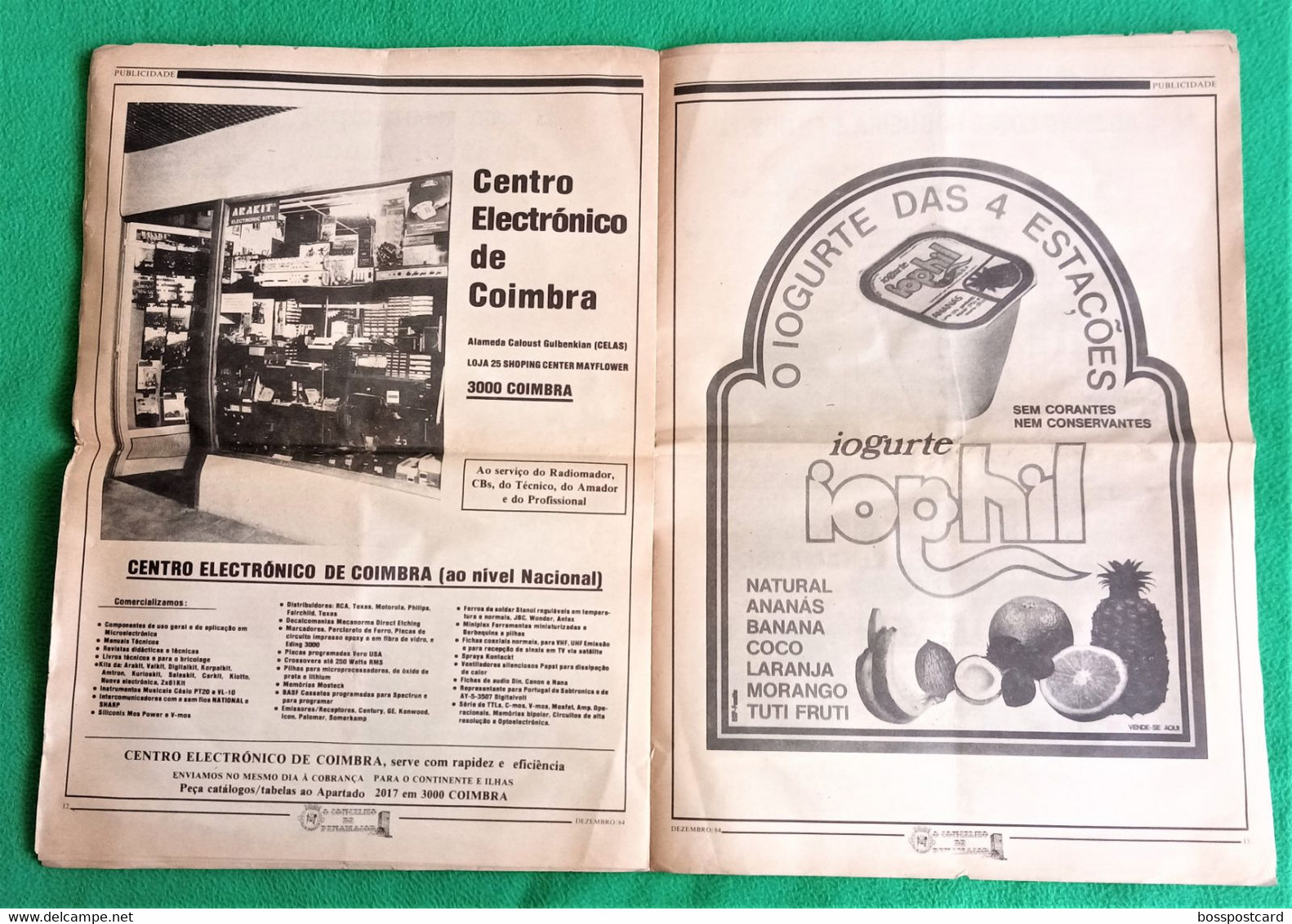 Penamacor - Jornal O Concelho de Penamacor Nº 45, 31 de Dezembro de 1984 - Imprensa. Castelo Branco. Portugal.
