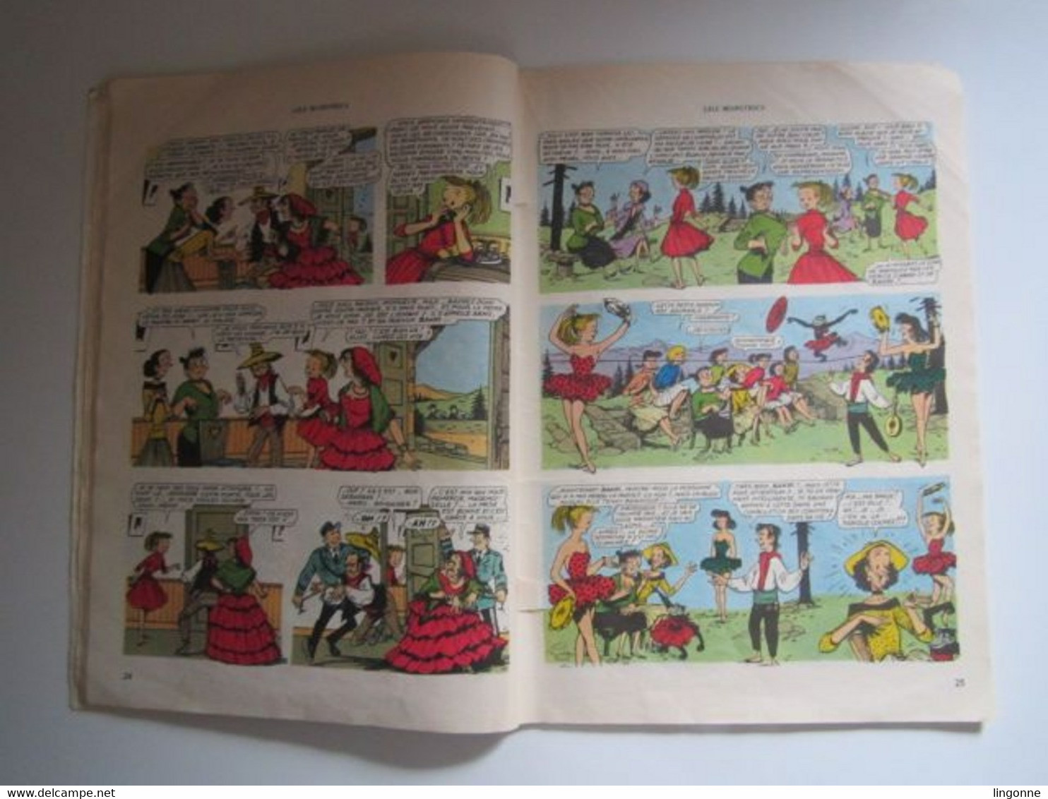 BD SOUPLE Magazine Ancien Lili Monitrice 1974 Albums Jeunesse Joyeuse Numéro 18 (en L'état) - Lili L'Espiègle