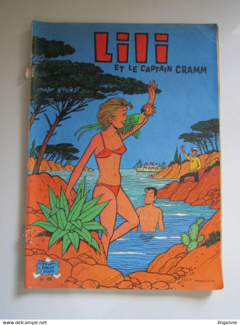 BD SOUPLE Magazine Ancien Lili Et Le Captain CRAMM 1974 Albums Jeunesse Joyeuse Numéro 46 (en L'état) - Lili L'Espiègle