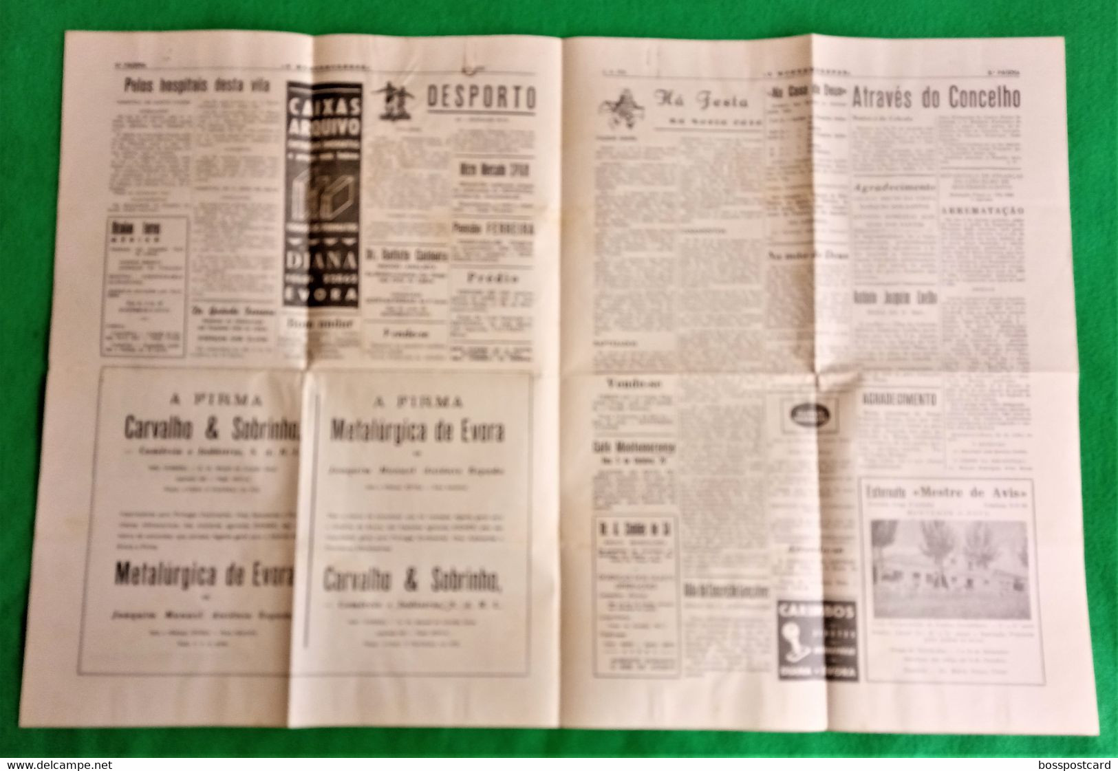 Montemor-o-Novo - Jornal Montemorense Nº 925, 2 De Agosto De 1970 - Imprensa. Évora. Portugal. - General Issues