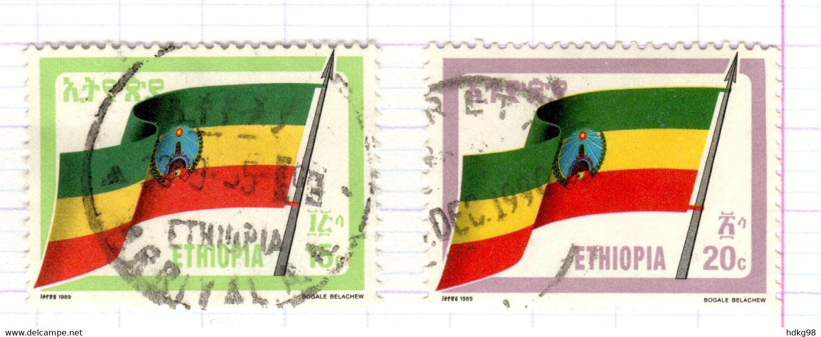 ETH+ Äthiopien 1990 Mi 1363-64 - Ethiopië