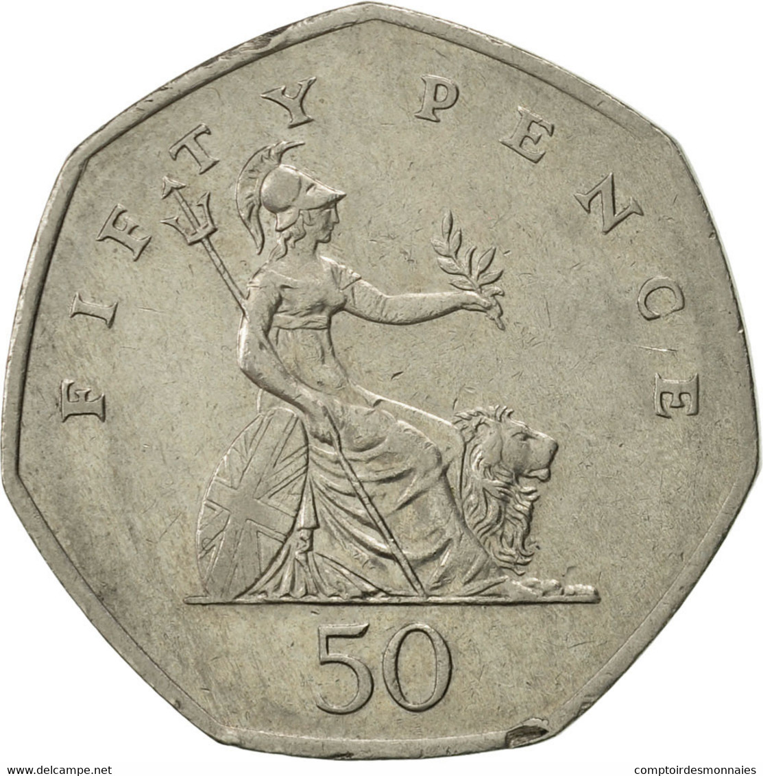 Monnaie, Grande-Bretagne, Elizabeth II, 50 Pence, 1997, TTB, Copper-nickel - 50 Pence