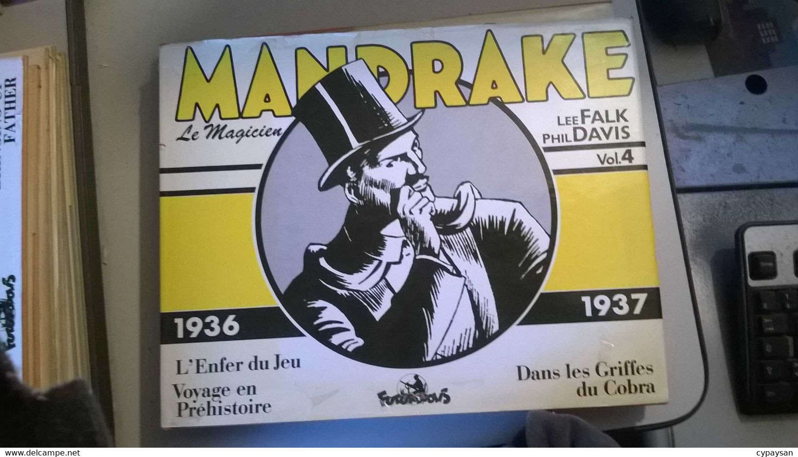 Mandrake INTEGRALE 4 1936-1937 BE Futuropolis 05/1985 Falk Davis (BI5) - Mandrake