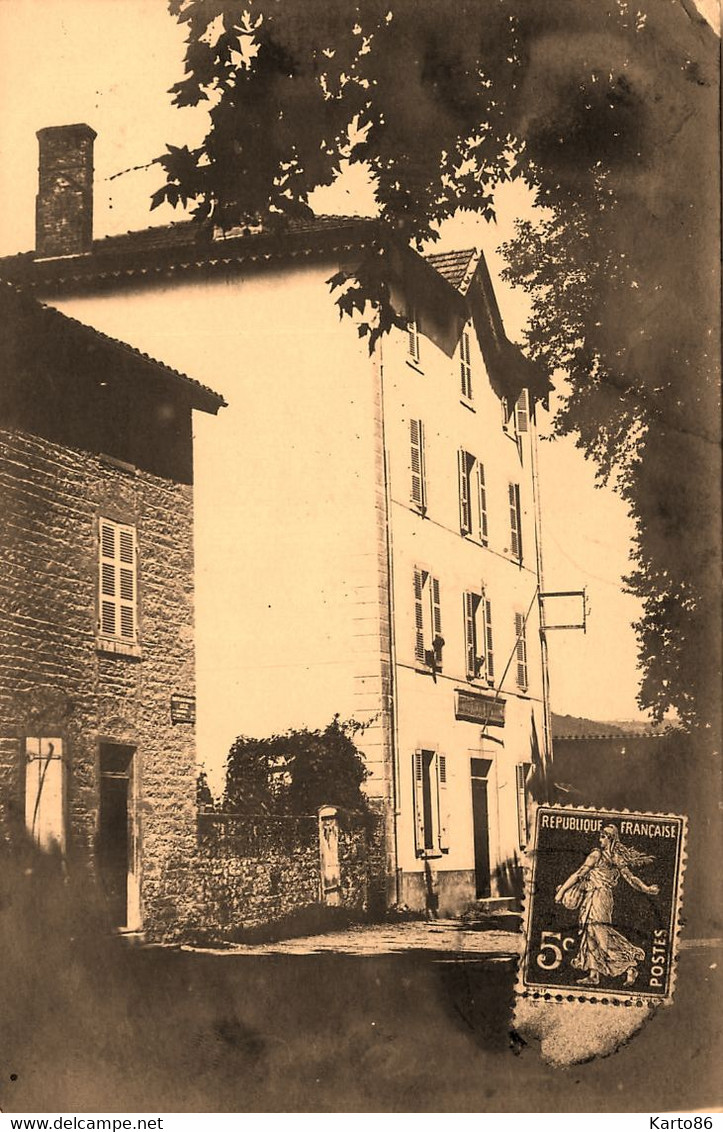 Anse * Carte Photo * La Gendarmerie Nationale , Boulevard De La Gare - Anse