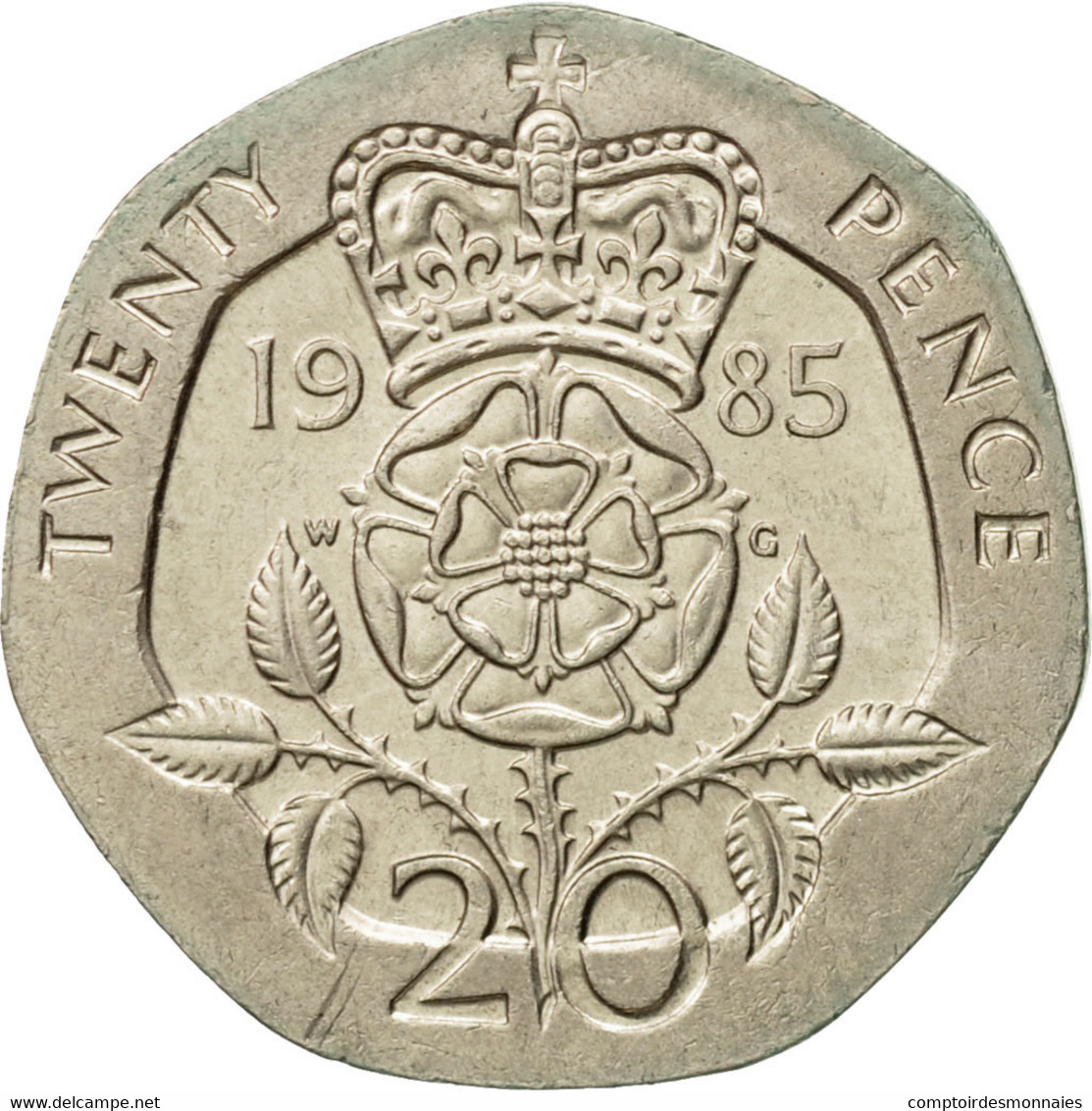 Monnaie, Grande-Bretagne, Elizabeth II, 20 Pence, 1985, TTB, Copper-nickel - 20 Pence