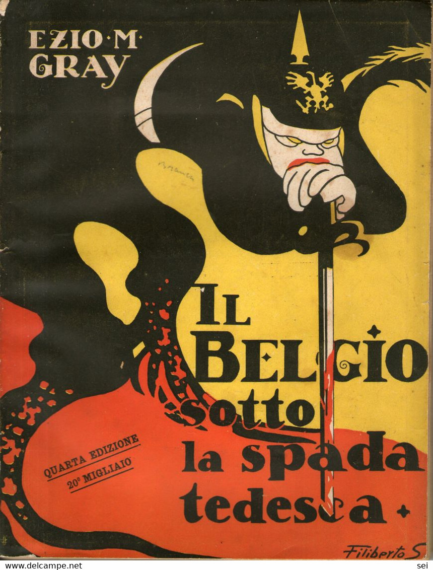B 4389 - Libro, Gray, Belgio, Prima Guerra Mondiale - Guerra 1914-18