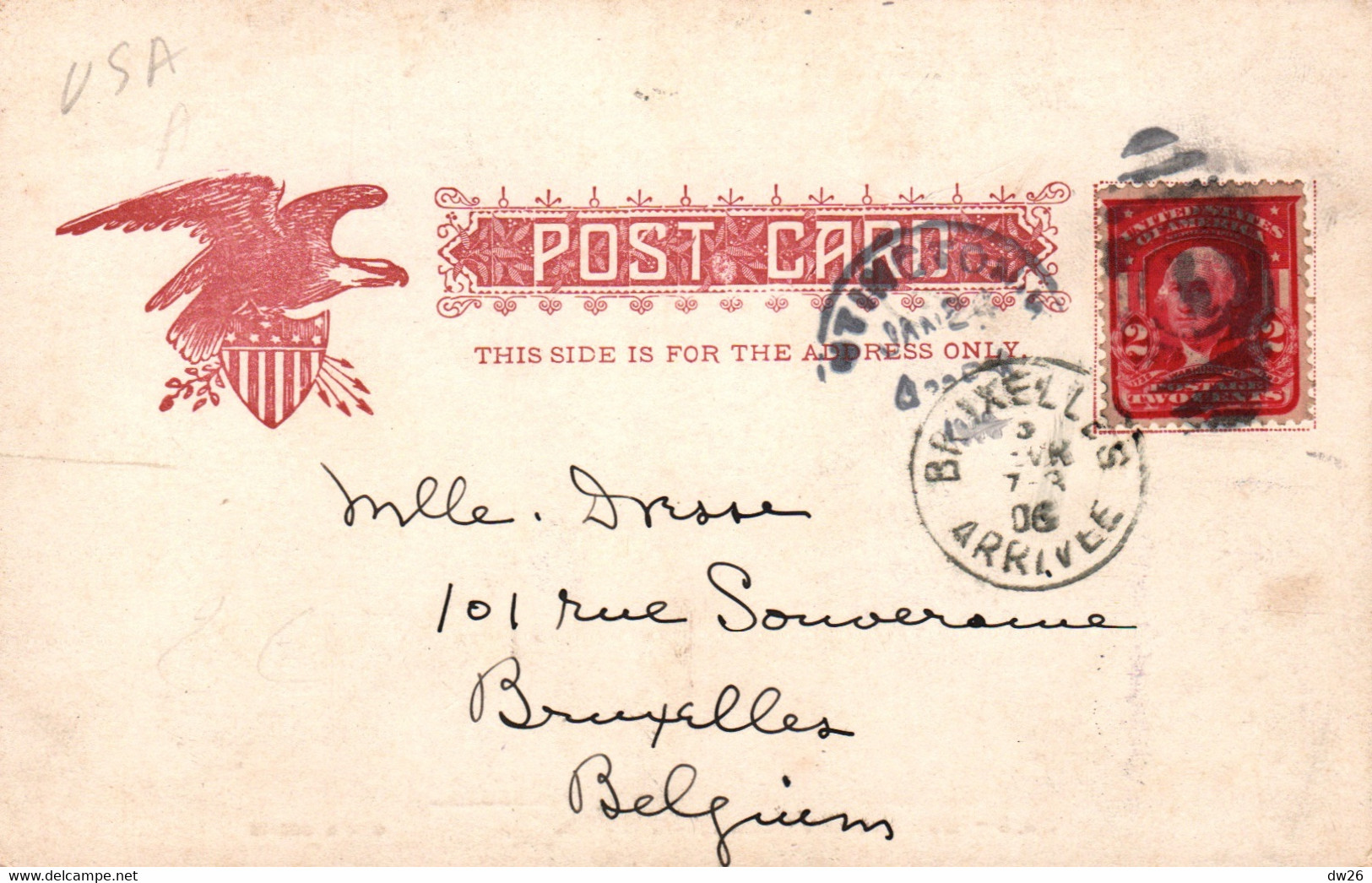 Fifth Avenue Huntington - West Virginia WV - Wild & Boette Post Card N° 3 1906 - Huntington