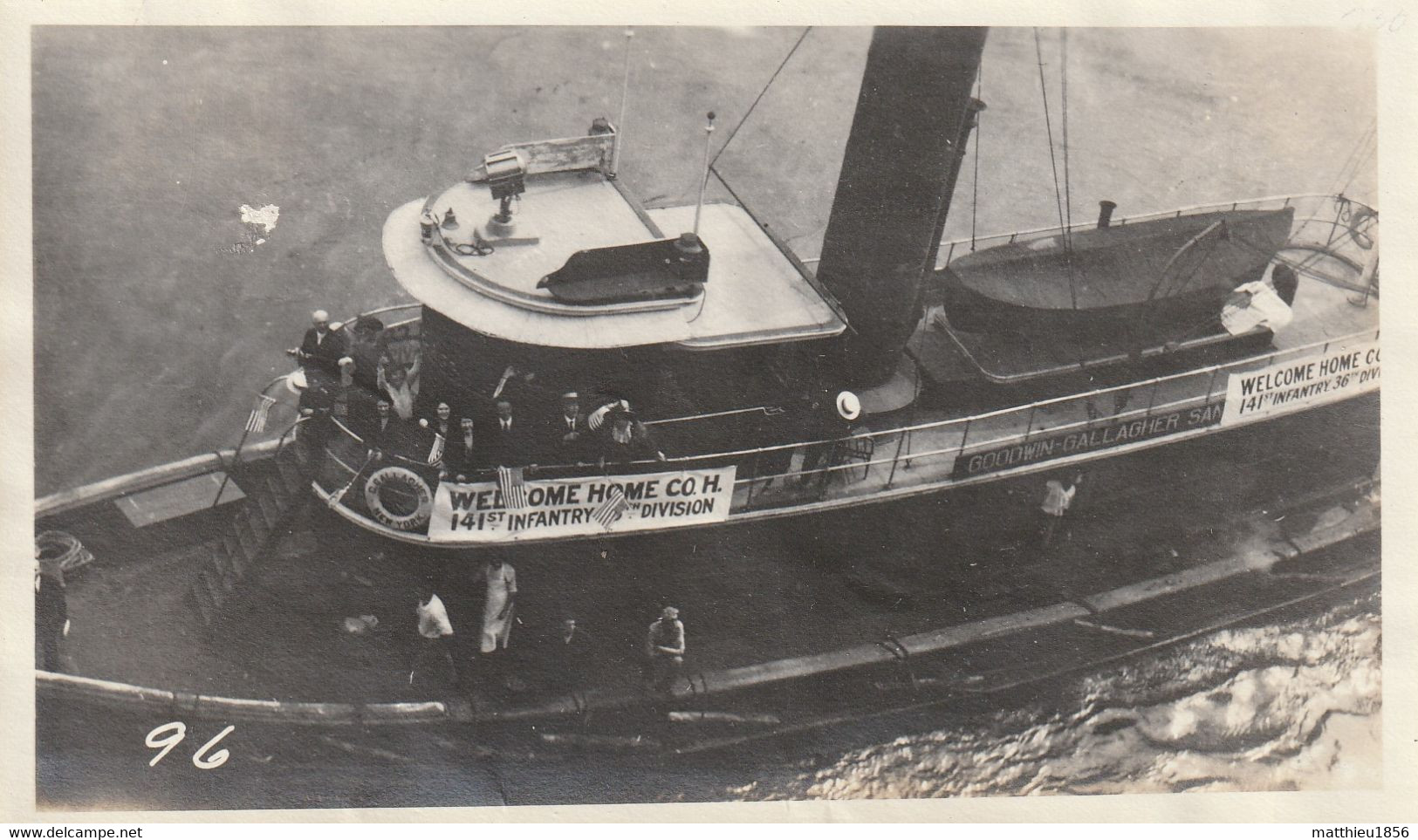 Photo 14 18 Ferry Américain, Co. H, 141st Infantry, 36th Division, "Goodwin - Gallagher Sand & Gravel" (A232, Ww1, Wk 1) - Ferries