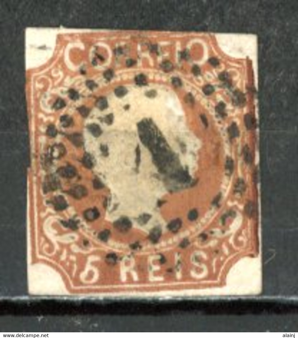 Portugal   Y&T  5    Obl    ----    Superbe Oblitération... - Used Stamps