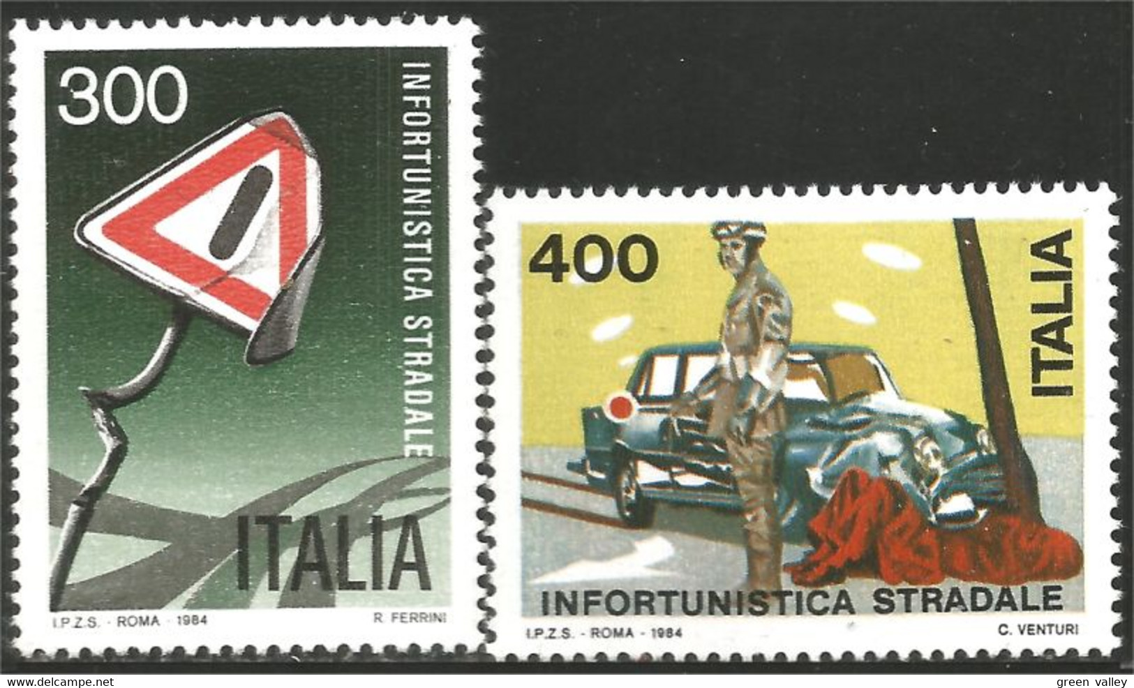 520 Italy Road Safety Sécurité Routière MNH ** Neuf SC (ITA-208a) - 1981-90: Neufs