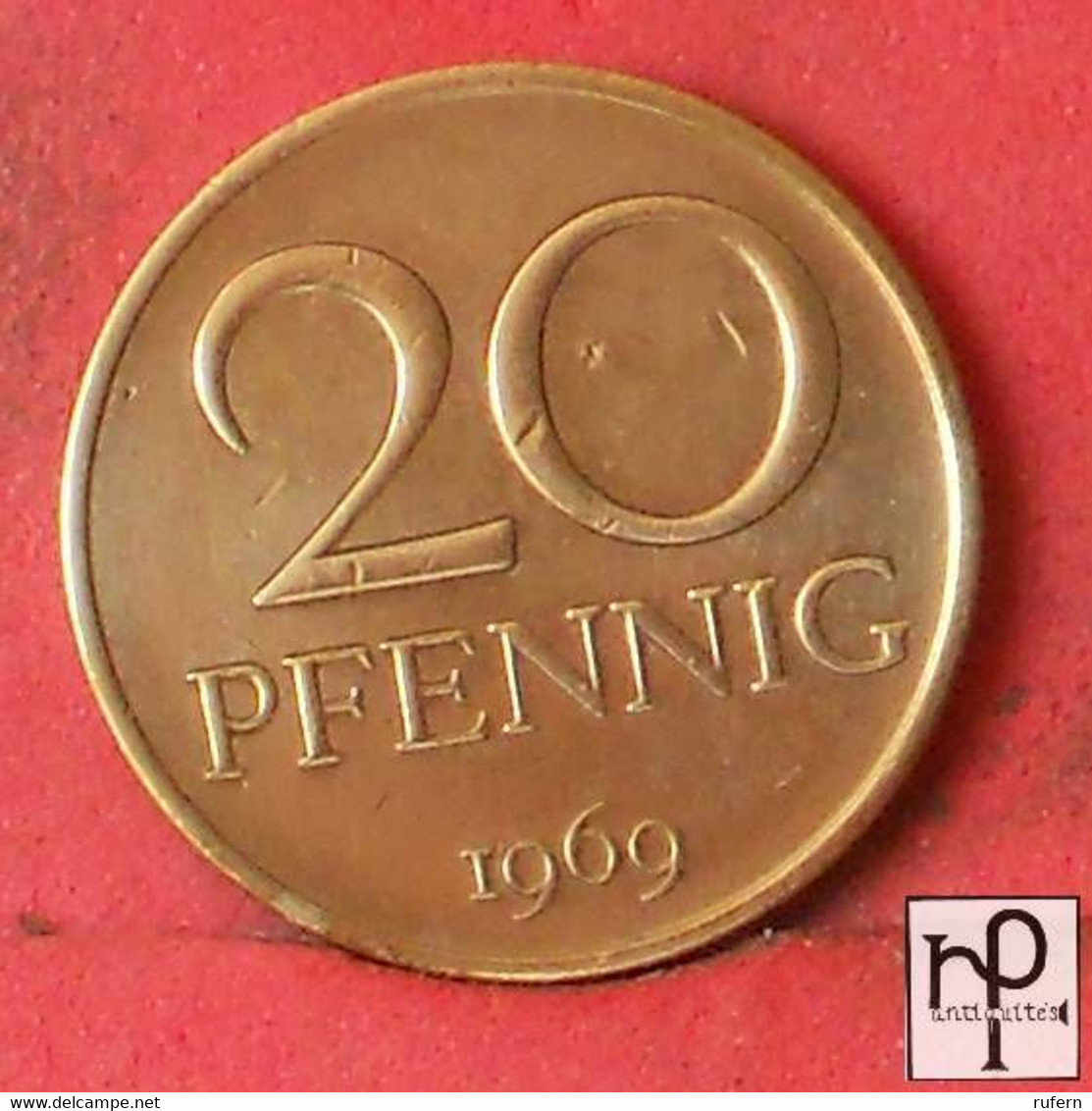 GERMANY 20 PFENNIG 1969 -    KM# 11 - (Nº44253) - 20 Pfennig