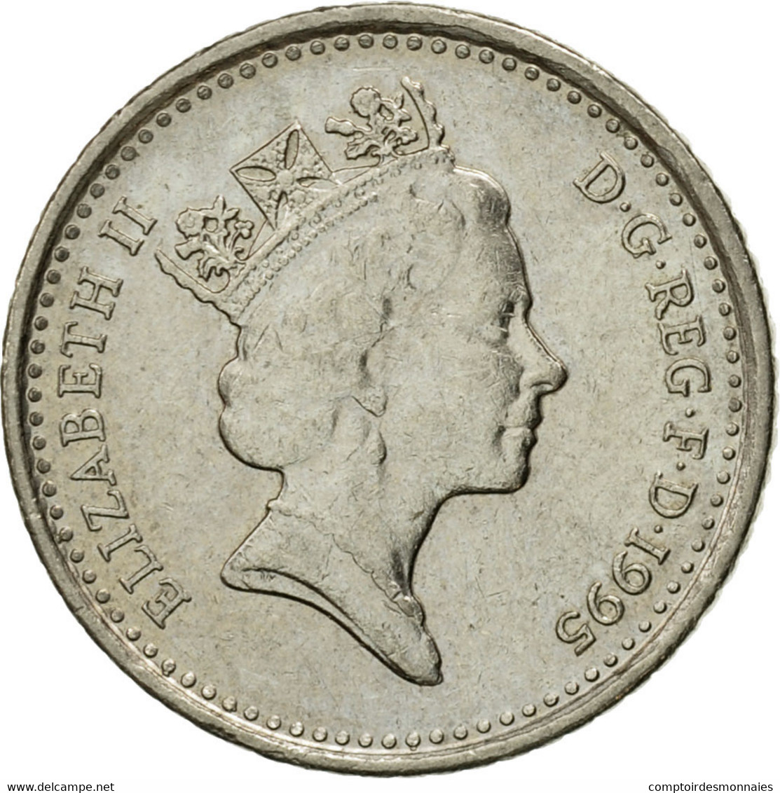 Monnaie, Grande-Bretagne, Elizabeth II, 5 Pence, 1995, TTB+, Copper-nickel - 5 Pence & 5 New Pence
