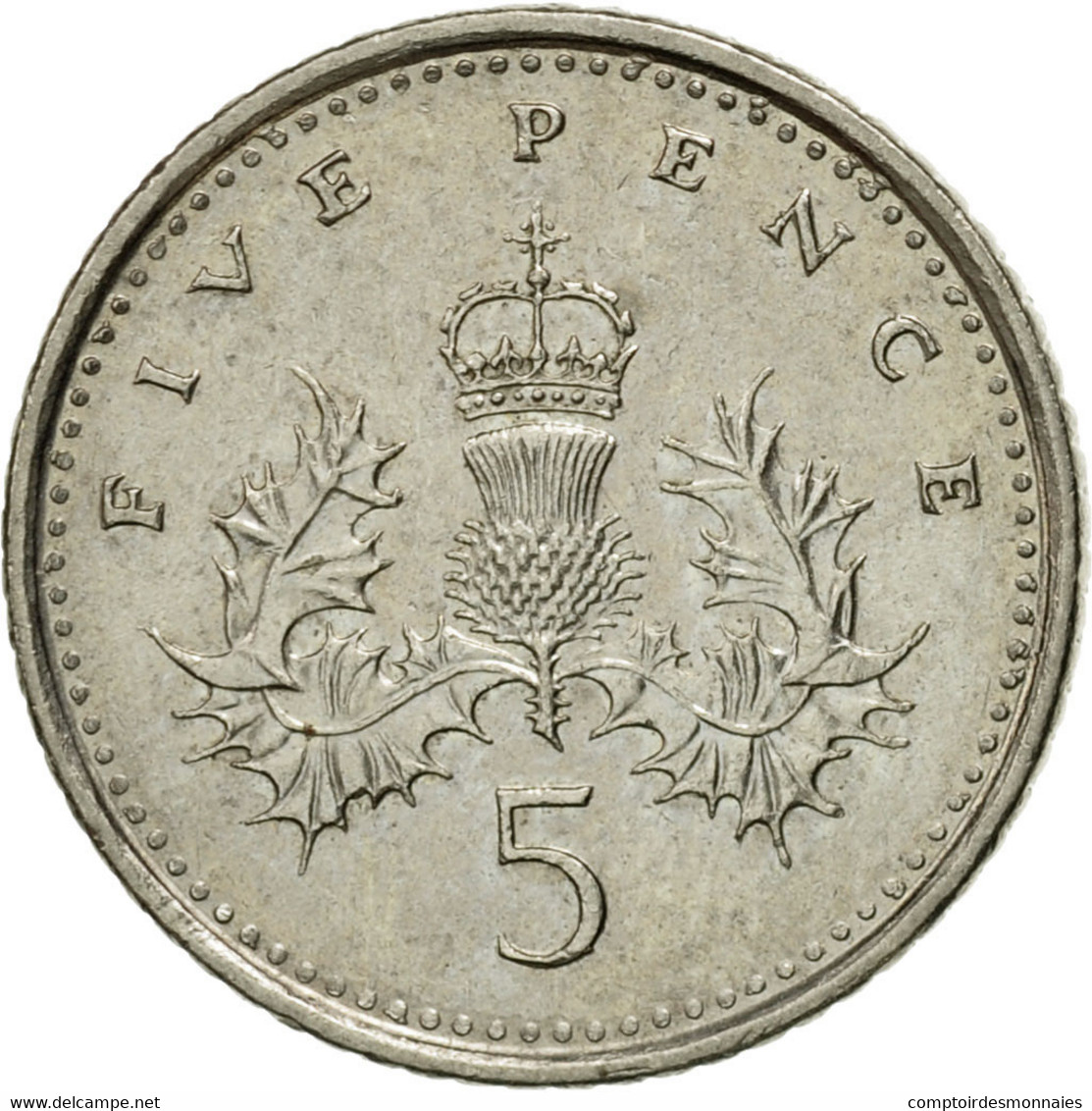 Monnaie, Grande-Bretagne, Elizabeth II, 5 Pence, 1995, TTB+, Copper-nickel - 5 Pence & 5 New Pence