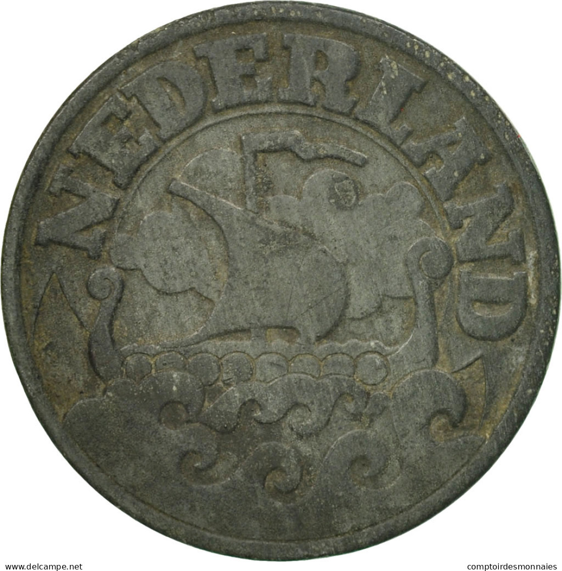 Monnaie, Pays-Bas, Wilhelmina I, 25 Cents, 1941, TTB, Zinc, KM:174 - 25 Cent