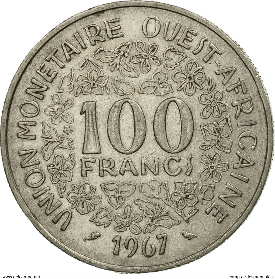 Monnaie, West African States, 100 Francs, 1967, Paris, TTB, Nickel, KM:4 - Ivoorkust