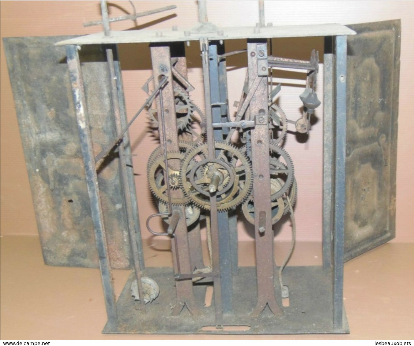 MOUVEMENT De PENDULE HORLOGE COMTOISE XIXe Avec Fonction REVEIL JUS GRENIER N185  POUR PENDULE ANCIENNE - Clocks
