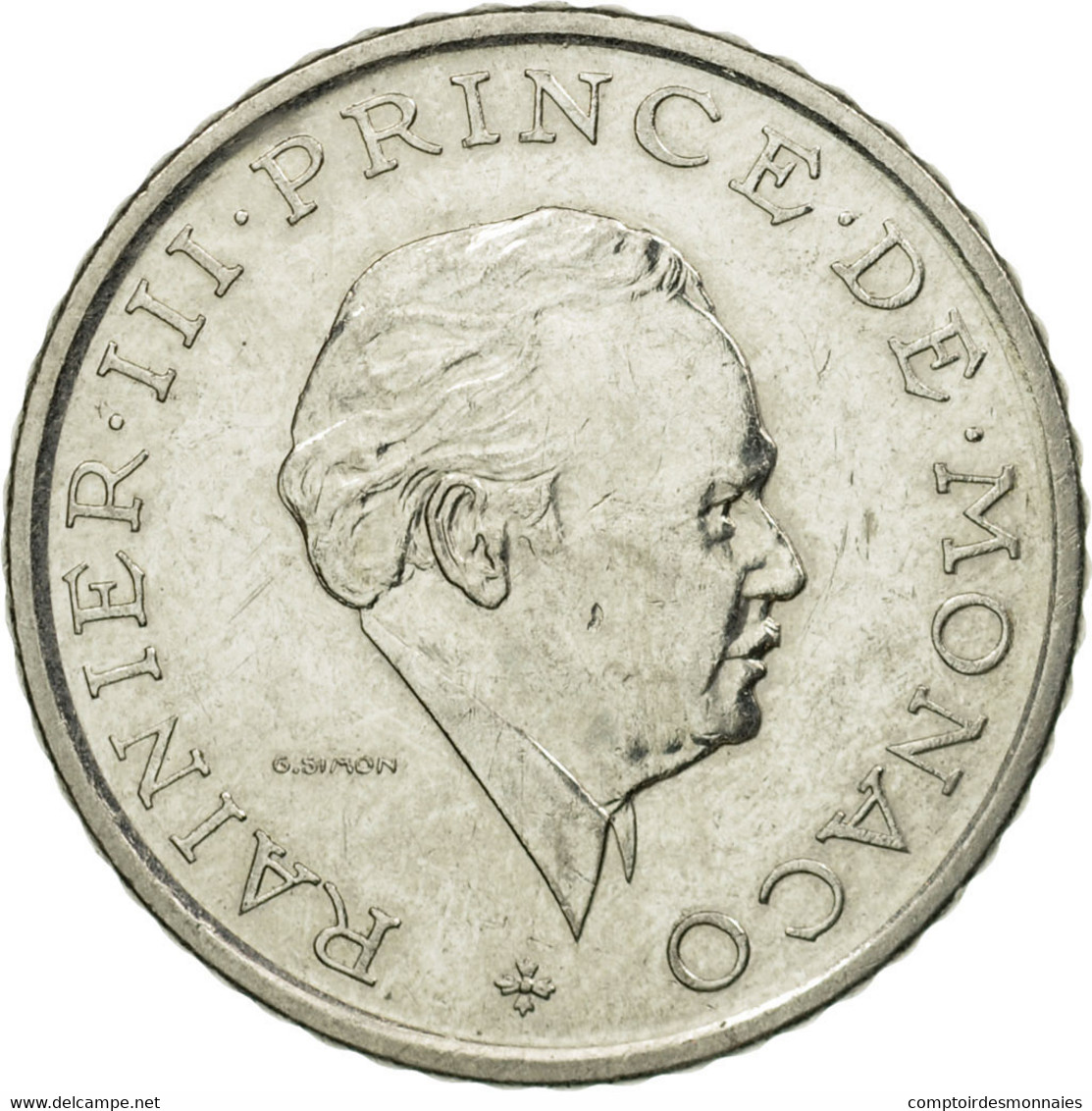 Monnaie, Monaco, Rainier III, 2 Francs, 1982, TTB, Nickel, Gadoury:MC151, KM:157 - 1960-2001 Nouveaux Francs