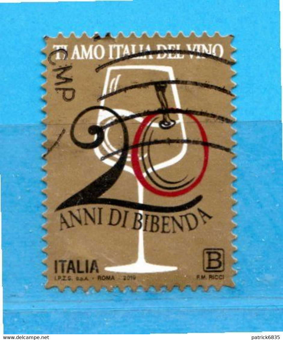 Italia ° -  2019 - 20 ANNI Di BIBENDA.   Usato. - 2011-20: Used