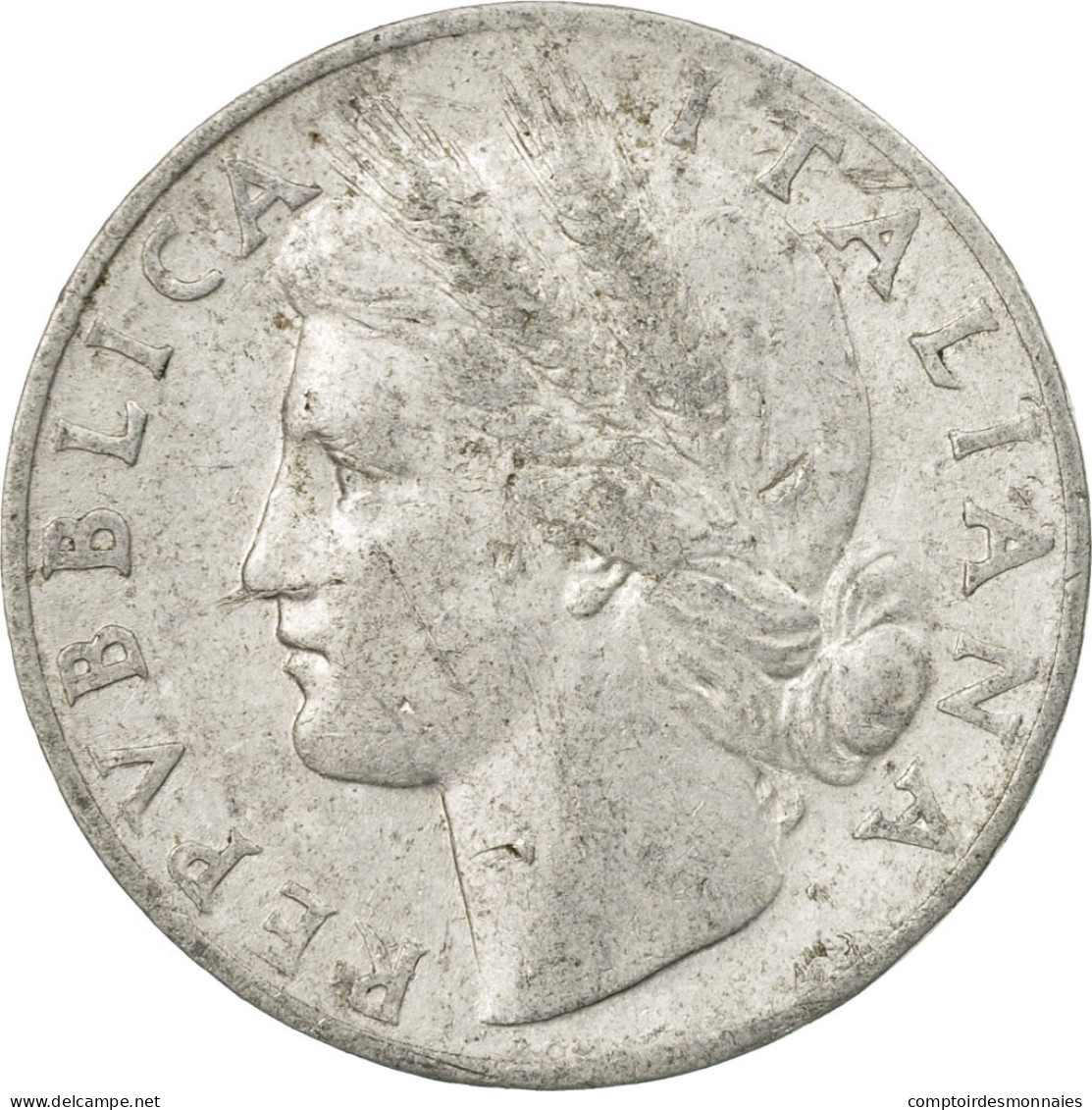 Monnaie, Italie, Lira, 1948, Rome, TTB, Aluminium, KM:87 - 1 Lira