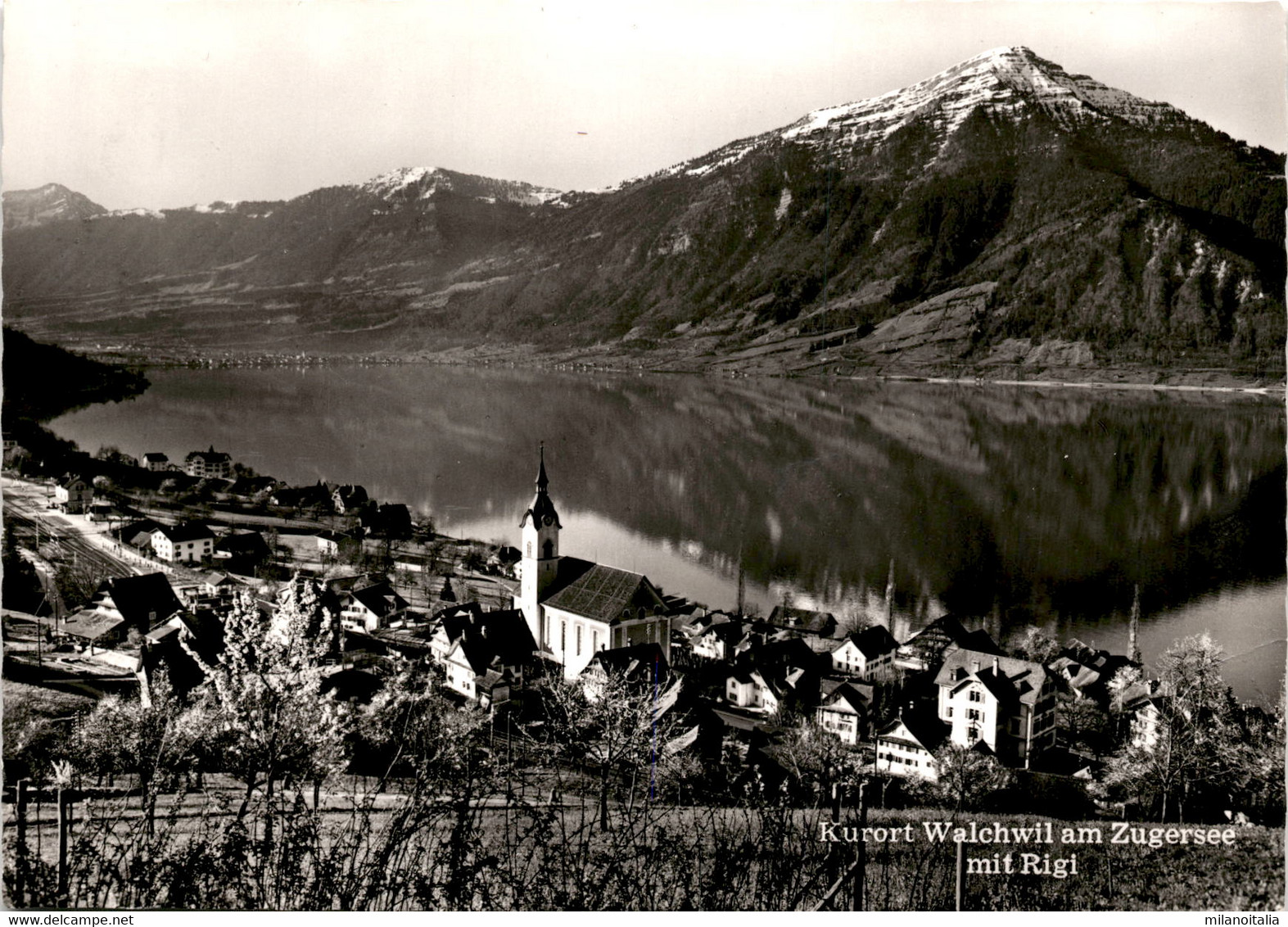 Kurort Walchwil Am Zugersee Mit Rigi (13339) - Walchwil