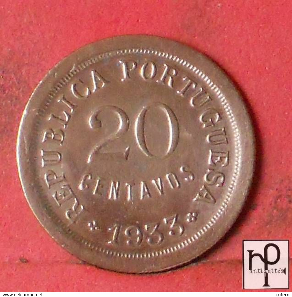 GUINÉ 20 CENTAVOS 1933 -    KM# 3 - (Nº44295) - Guinea-Bissau