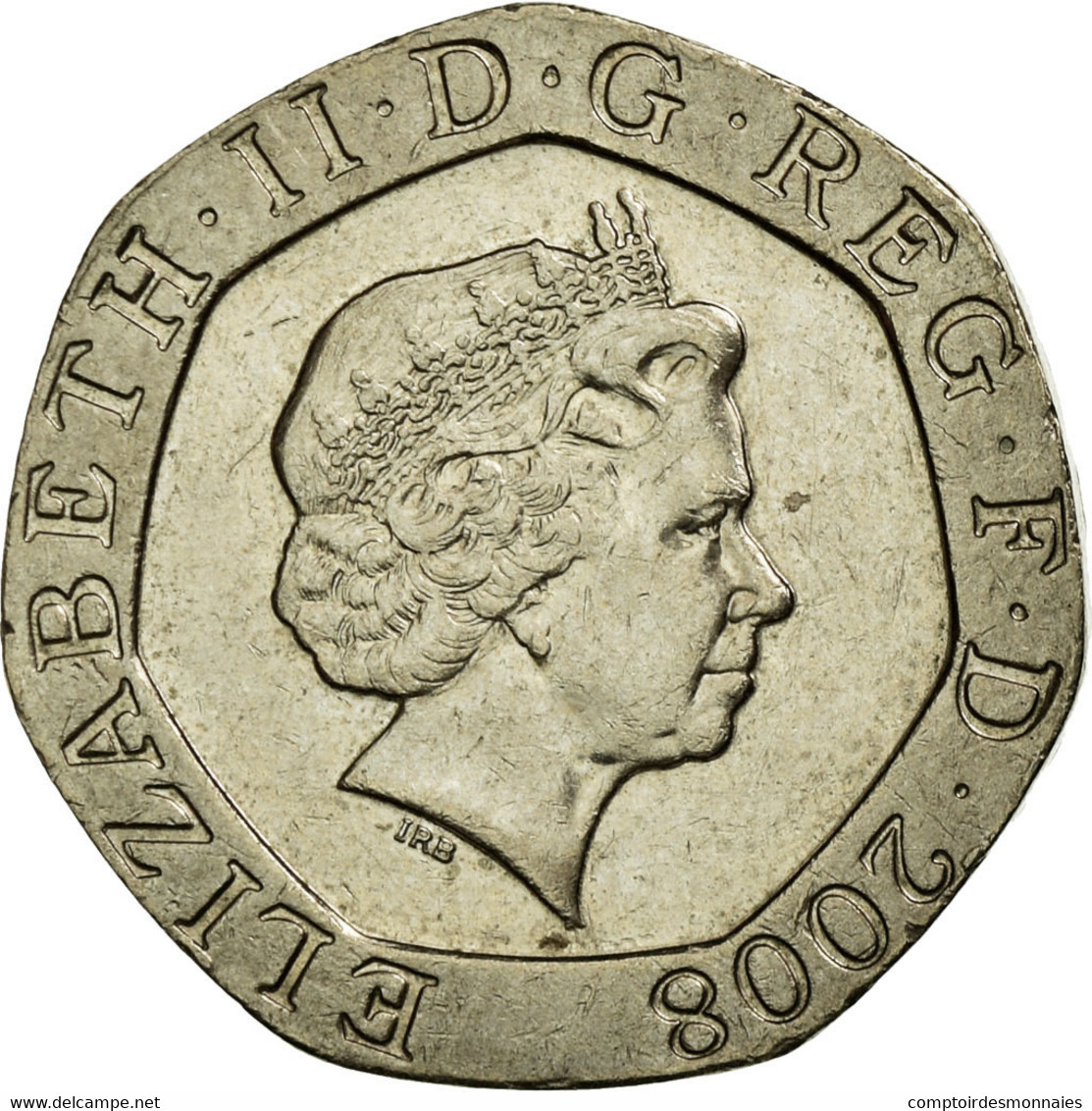 Monnaie, Grande-Bretagne, Elizabeth II, 20 Pence, 2008, TTB, Copper-nickel - 20 Pence