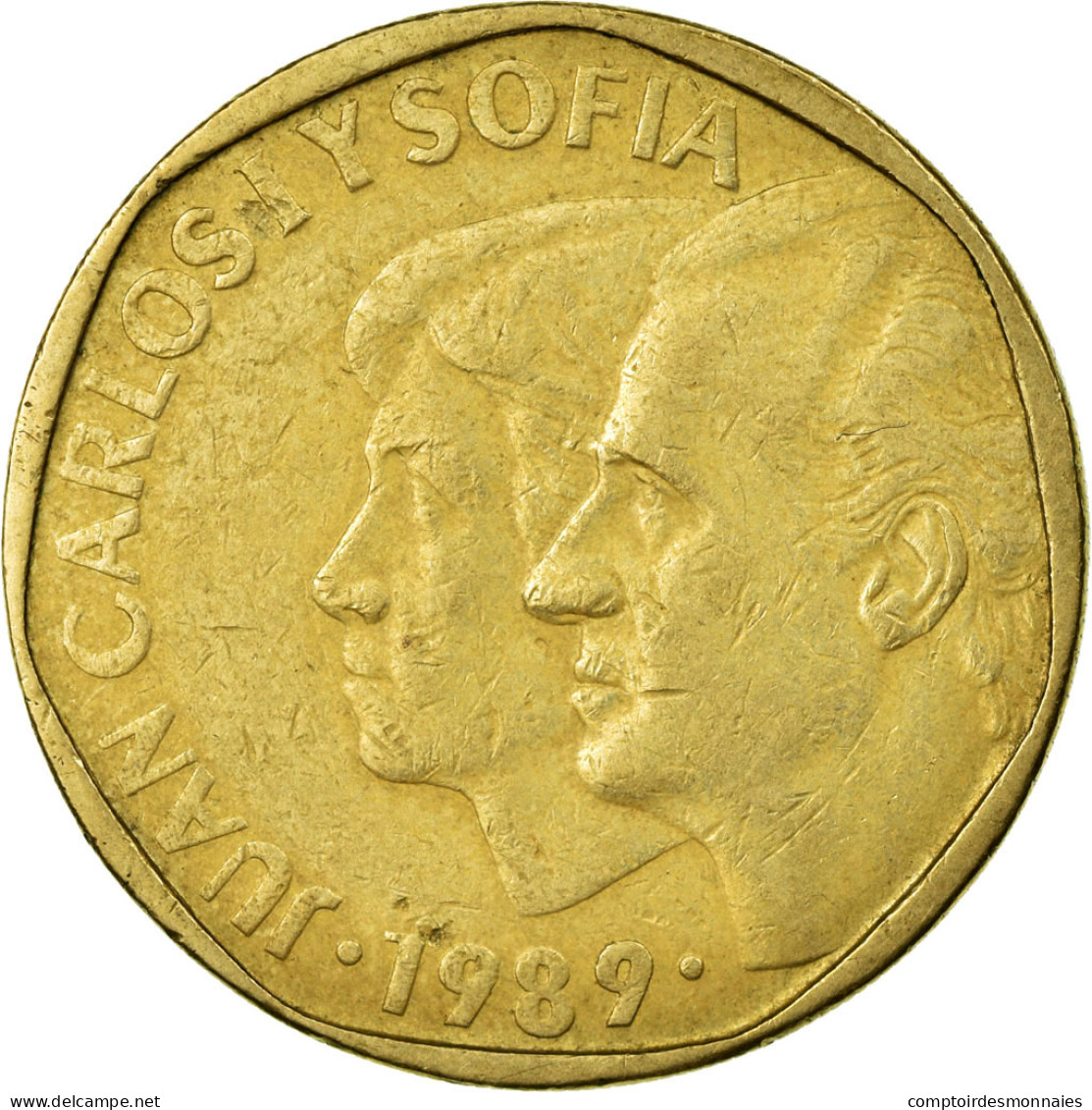 Monnaie, Espagne, Juan Carlos I, 500 Pesetas, 1989, TB+, Aluminum-Bronze, KM:831 - 500 Peseta