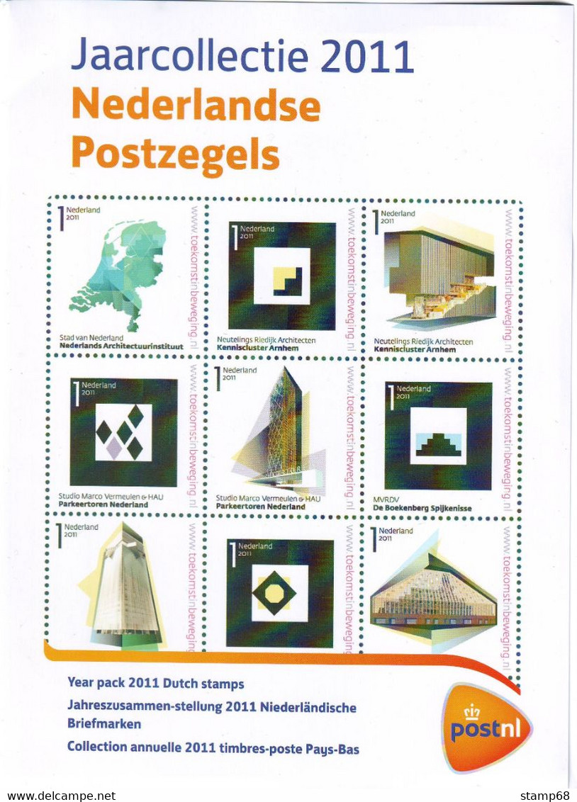Nederland NVPH 2788-2897 Jaarcollectie Nederlandse Postzegels 2011 MNH Postfris Complete Yearset - Full Years