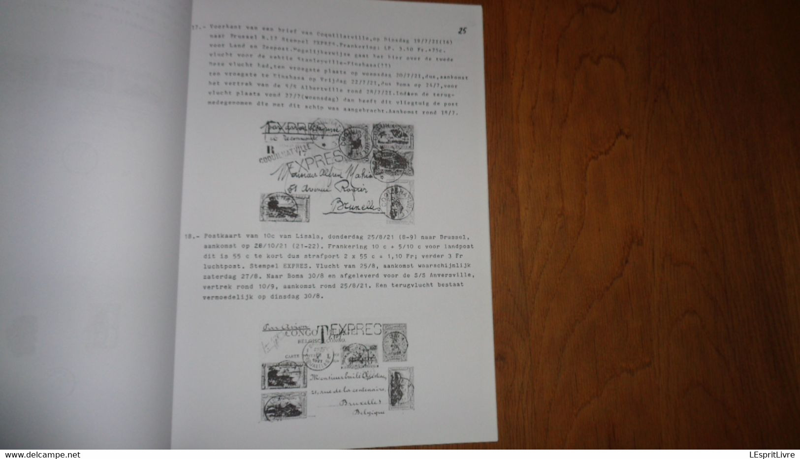 DE EERSTE LUCHTPOST IN BELGISCH CONGO 1916 22 Marcophilie Philatélie Cachets Afrique Lettres Airmail Avion Bâteau Afrika