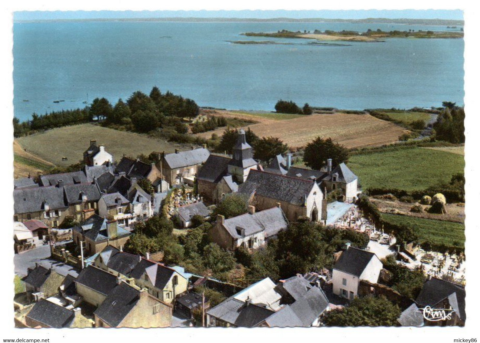 ILE D'ARZ -- Vue Générale Aérienne Du Village  ...........à Saisir - Ile D'Arz