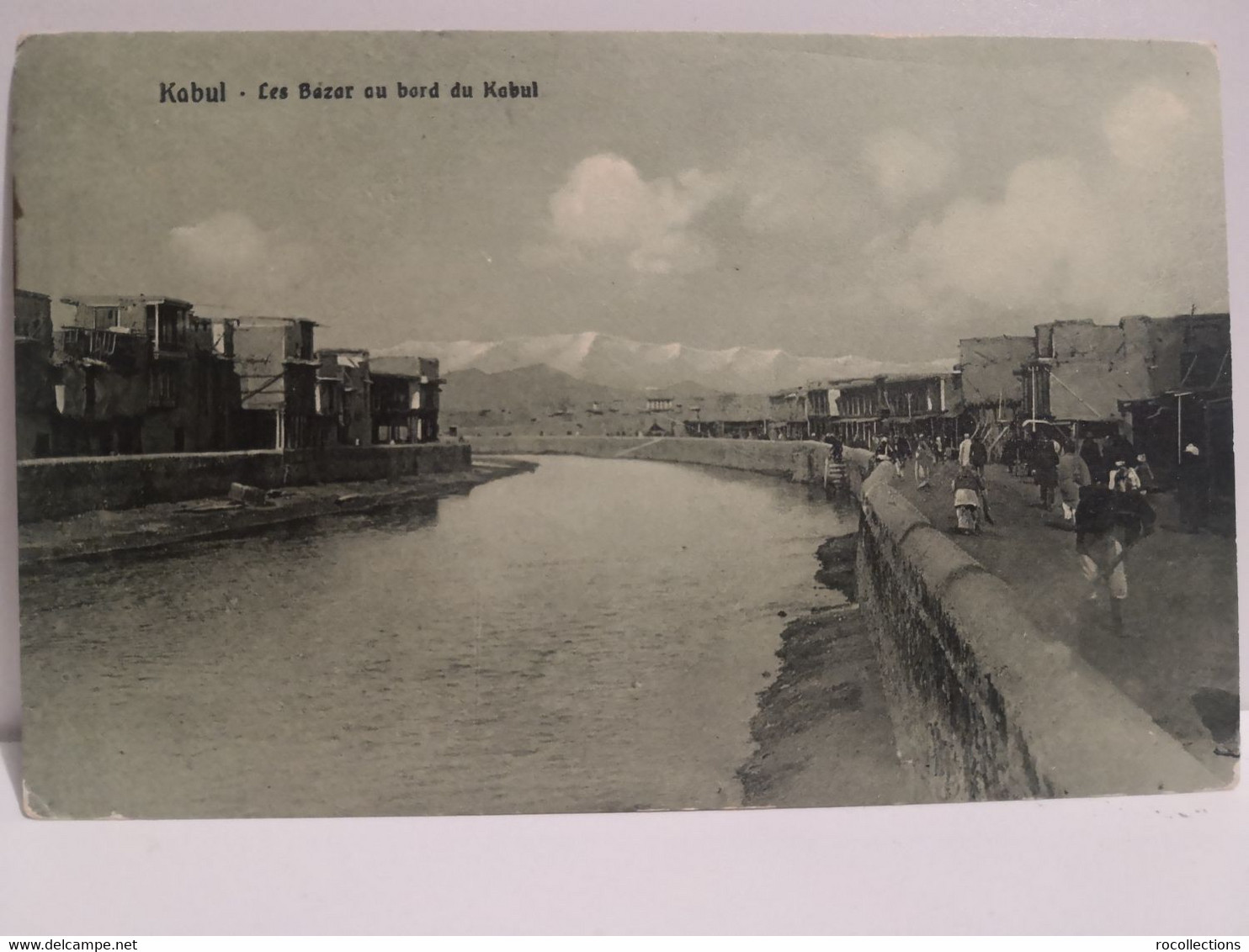 Afghanistan Postcard KABUL Les Bazar Au Bord Du Kabul.  Not Shipped - Afghanistan